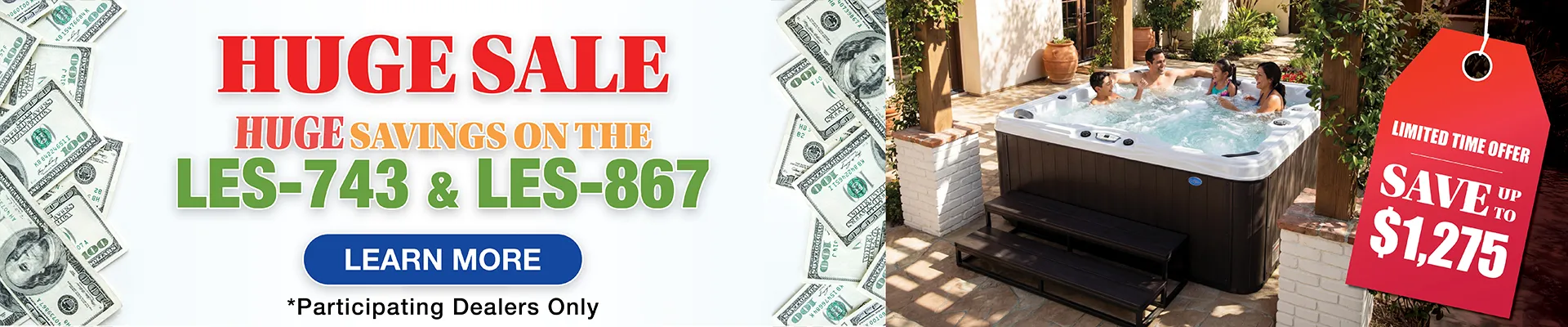 Calspas hot tub being used in a family setting - Hammond